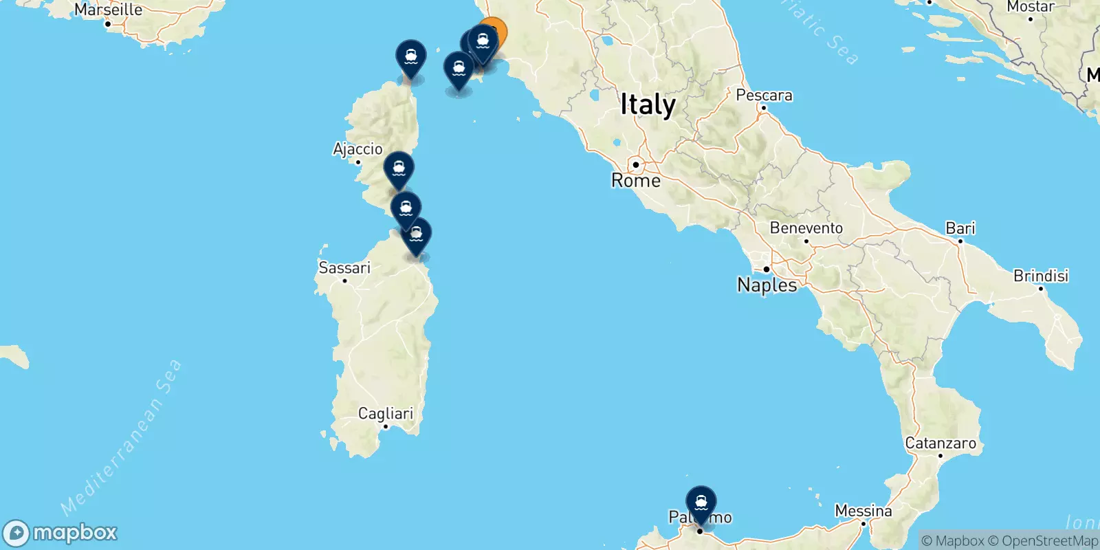 Ferries de Piombino