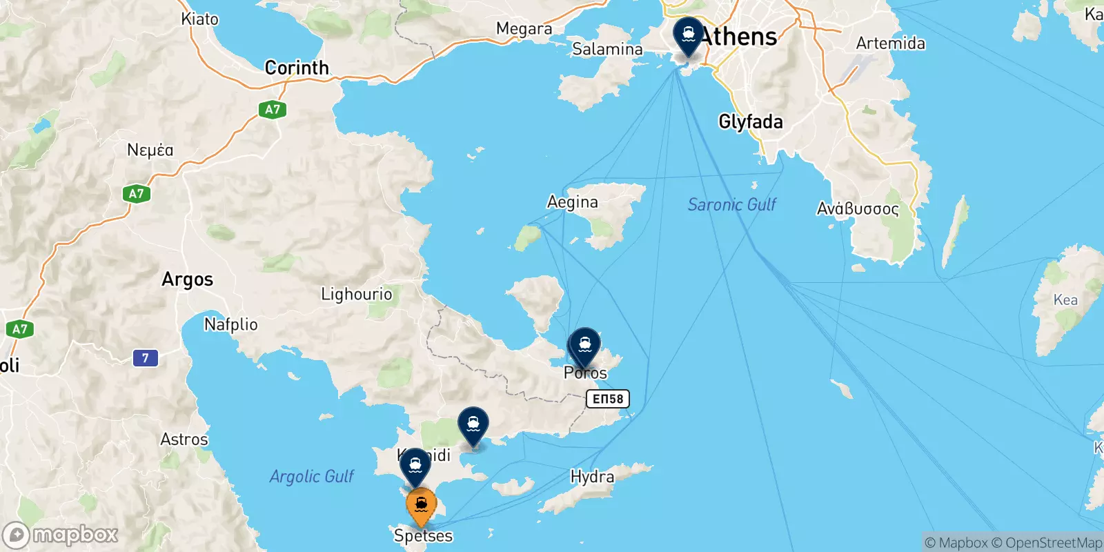 Ferries de Spetses