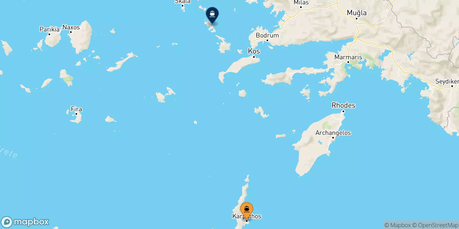 Ferries de Karpathos a Leros