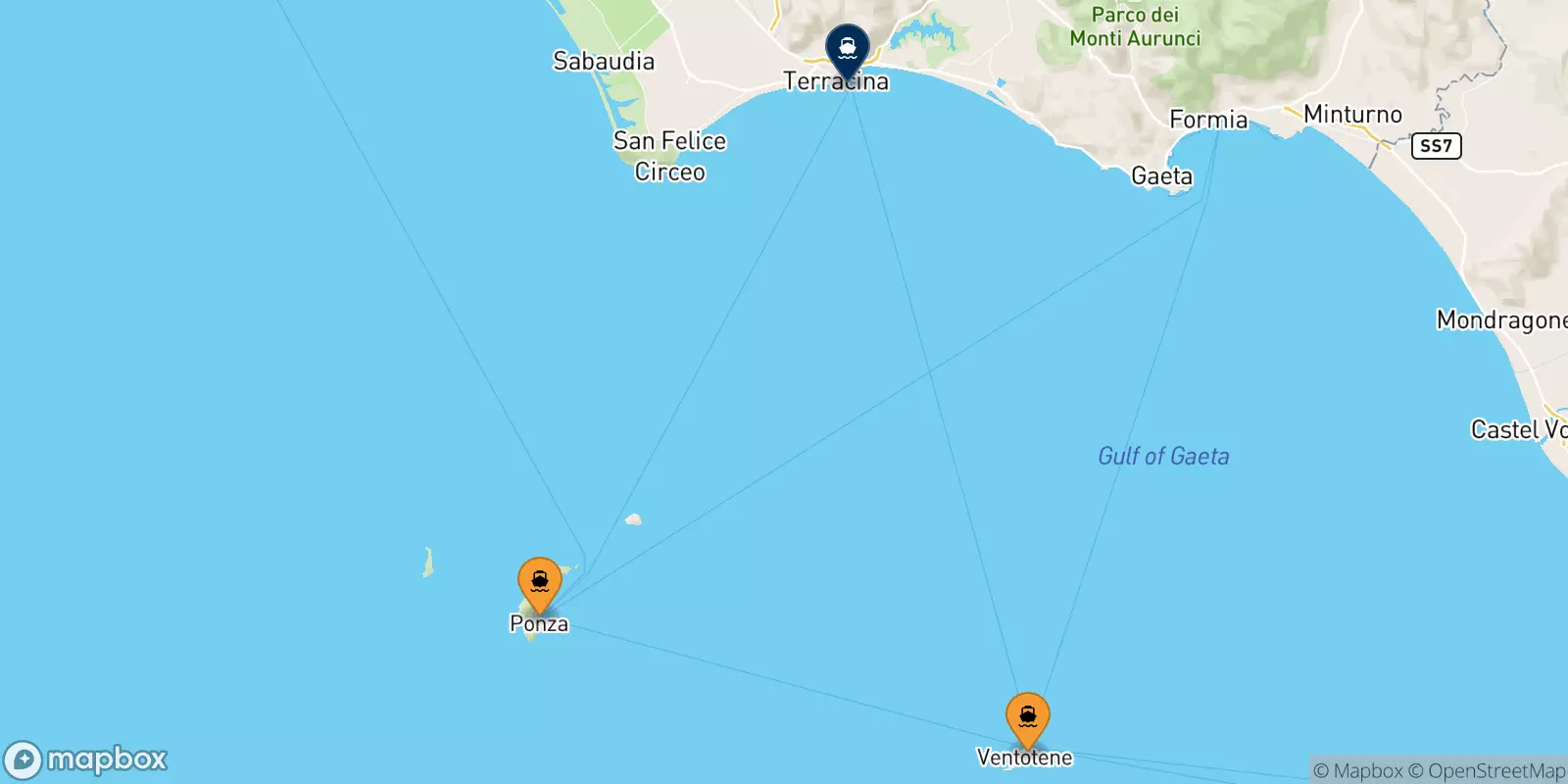 Ferries a Terracina