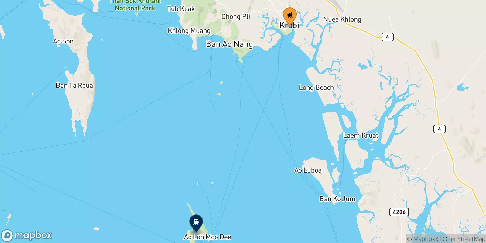 Ferries de Krabi (Kong Ka Pier)
