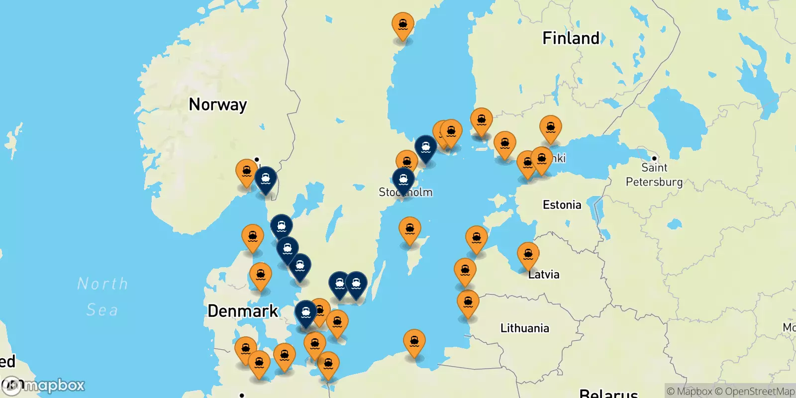 Ferries a Suecia