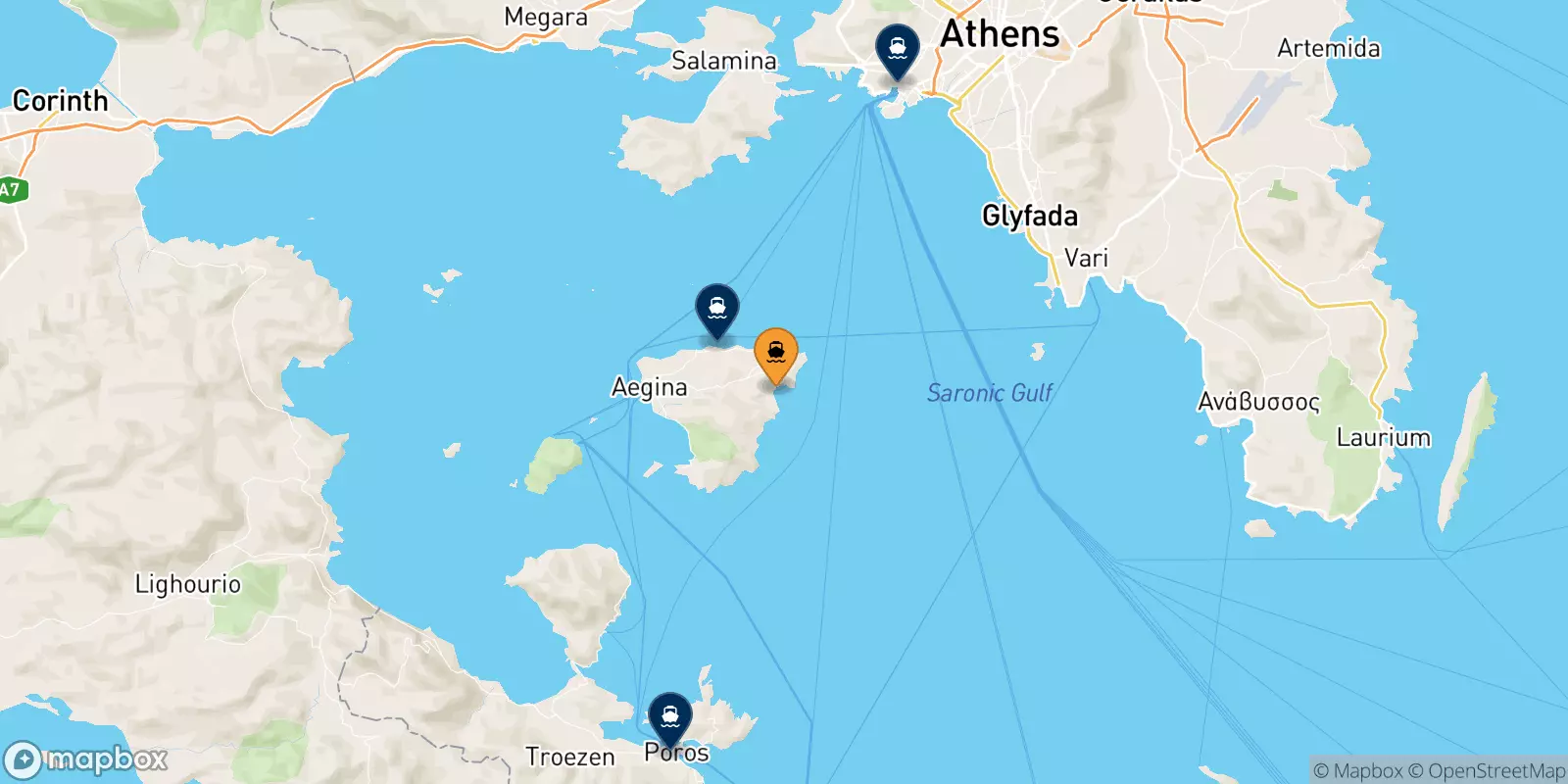 Ferries de Agia Marina (Aegina)